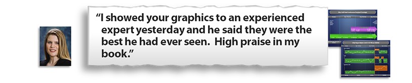 I showed your graphics to an experienced expert yesterday and he said they were the best he had ever seen.  High praise in my book.